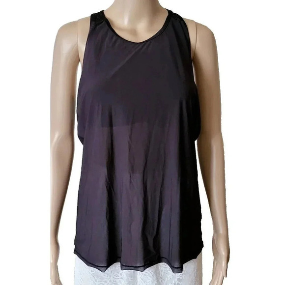 Lululemon Fit Physique Tank black build in padded bra size 8 - Picture 4 of 6